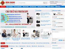 Tablet Screenshot of minhkhanhjsc.com